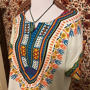 Medium dashiki top 🩵
